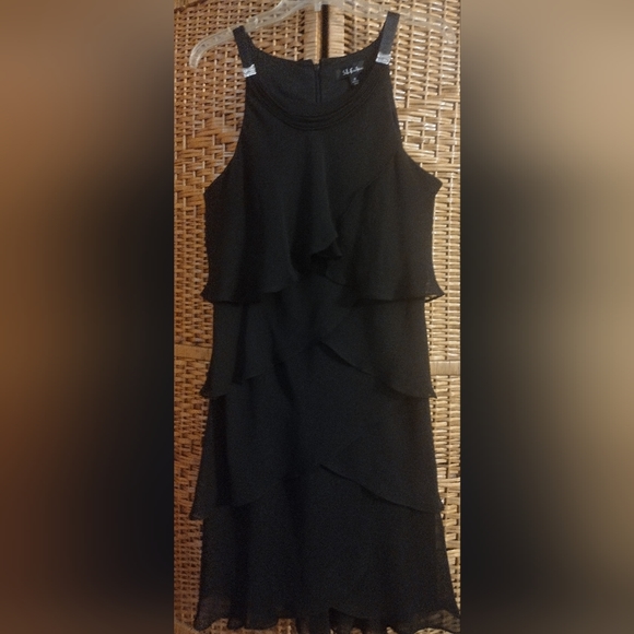 S.L. Fashions Dresses & Skirts - S.L. fashions black evening dress size 16